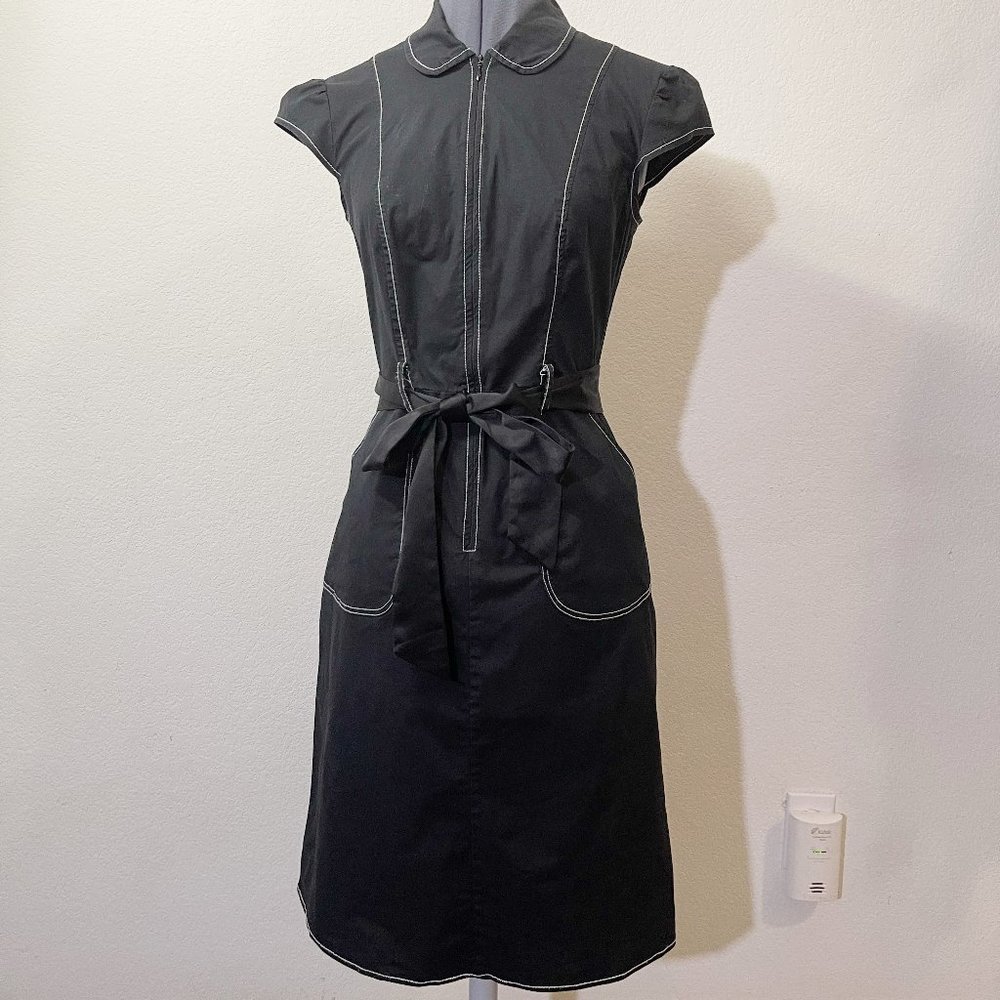 Mica "Louis Vuitton" 2003 Look-Alike Zipped Utility Dress